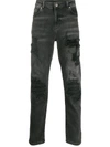 JOHN RICHMOND REYNOLDS RIPPED SLIM-FIT JEANS