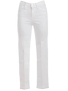 Frame Le Slouch Low-rise Straight-leg Jeans In Blanc