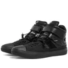 Maison Margiela Evolution Sneakers In Black Leather And Fabric