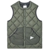 AND WANDER And Wander Diamond Stitch Down Vest