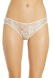 Kiki De Montparnasse Coquette Corset Lace Bikini Briefs In Ivory