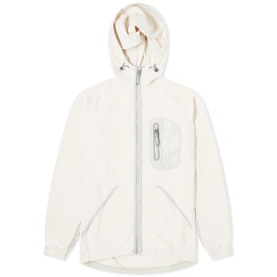 And Wander Light Fleece Hoody In White