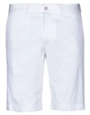 Dolce & Gabbana Man Shorts & Bermuda Shorts White Size 40 Cotton, Elastane