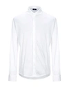 Barba Napoli Solid Color Shirt In White
