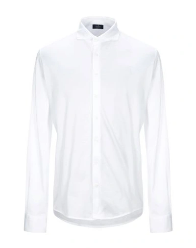Barba Napoli Solid Color Shirt In White
