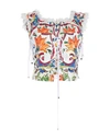 Shop Dolce & Gabbana Tops In White