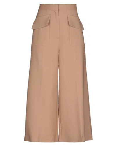 Elisabetta Franchi Casual Pants In Camel