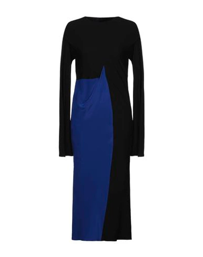 Haider Ackermann Midi Dress In Black