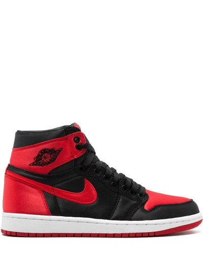 Jordan Air  1 Retro High Og Se "satin" Sneakers In Black