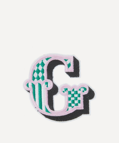 Liberty London Embroidered Sticker Patch In G In Multi