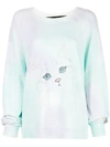 MARC JACOBS THE AIRBRUSHED SWEATSHIRT