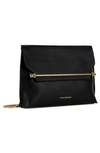 Strathberry Stylist Leather Shoulder Bag In Black