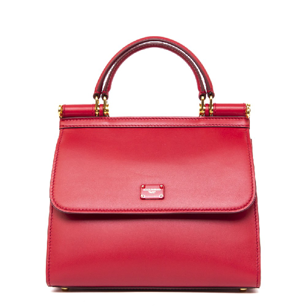 dolce gabbana sicily bag red