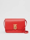 BURBERRY Small Leather TB Bag