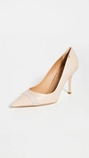 TORY BURCH PENELOPE CAP TOE PUMPS 85MM