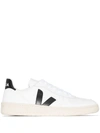 VEJA V-10 LEATHER LOW-TOP SNEAKERS