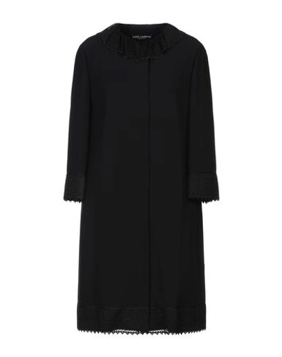 Dolce & Gabbana Coat In Black