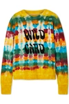 THE ELDER STATESMAN WILD CARD TIE-DYED CASHMERE SWEATER