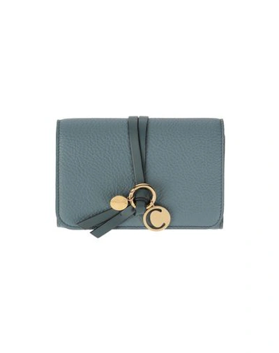 Chloé Wallet In Pastel Blue