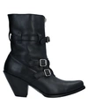 CELINE CELINE WOMAN ANKLE BOOTS BLACK SIZE 6 CALFSKIN,11783094XB 11