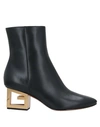 Givenchy Triangle Heel Ankle Boot In Black