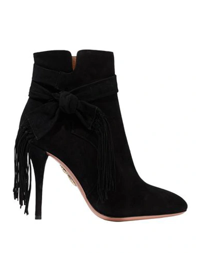 Aquazzura 短靴 In Black