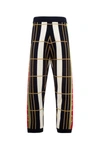 GUCCI GUCCI GG LUREX EMBROIDERED TROUSERS