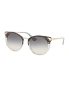 PRADA CUTOUT ROUND SUNGLASSES,PROD229470147