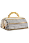 VANINA LA MADELEINE GOLD-PLATED AND WOVEN TOTE
