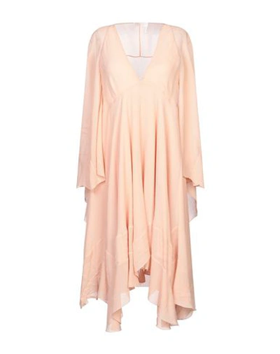 Chloé Short Dress In Pale Pink