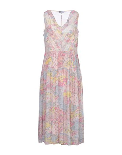 Red Valentino Midi Dresses In Pink