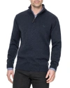Rodd & Gunn Rodd And Gunn Merrick Bay Quarter-zip Sweater In Ink
