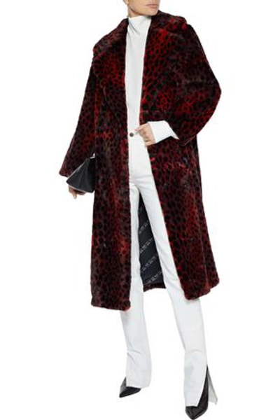 Ainea Leopard-print Faux Fur Coat In Animal Print