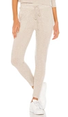 BEYOND YOGA BEYOND YOGA YOUR LINE BUTTONED MIDI SWEATPANT IN LIGHT GRAY.,BEYR-WP114