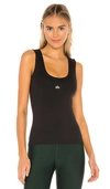 ALO YOGA ALO LONG ARCH TANK IN BLACK.,ALOR-WS67