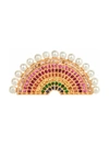 Rosa De La Cruz Diamond And Pearl Encrusted Cocktail Ring In Not Applicable