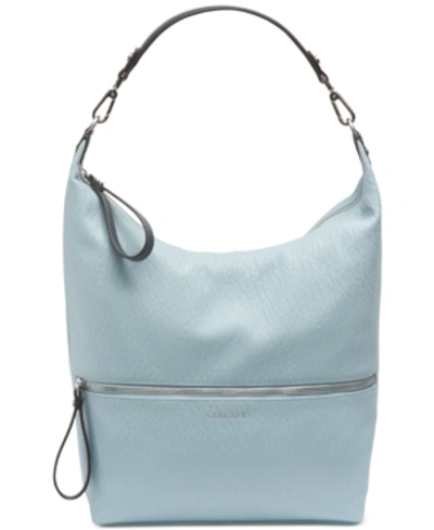 Calvin Klein Elaine Hobo In Twilight/silver