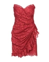 Dolce & Gabbana Short Dresses In Red