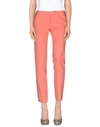 Msgm Casual Pants In Salmon Pink