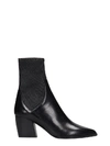 PIERRE HARDY RODEO ANKLE BOOTS IN BLACK LEATHER,11159456