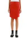 ARMA LEATHER MINISKIRT RED,11159438