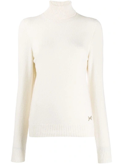 Barrie Turtleneck Cashmere Jumper In Nude