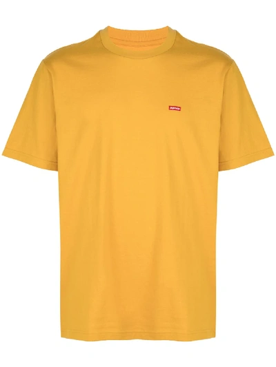 Supreme Box Logo T-shirt In Yellow