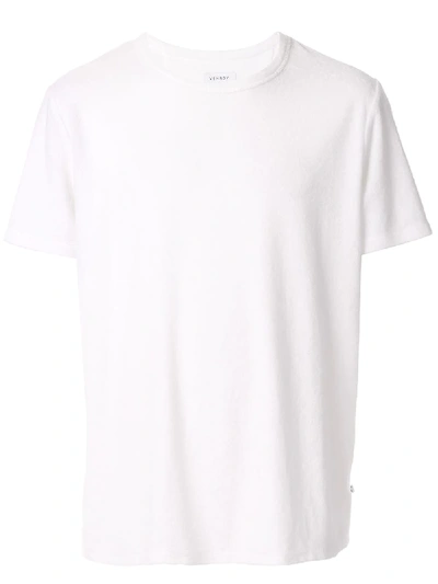 Venroy Cotton-terry T-shirt In White