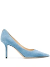 JIMMY CHOO LOVE 85MM POINTED-TOE PUMPS