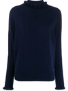 Chloé Ruffled Neck Jumper In Blue