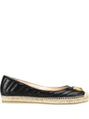GUCCI MARMONT GG LEATHER ESPADRILLES
