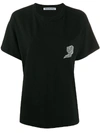 Alexander Wang T T-shirt Mit Logo-print In Black