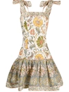 Zimmermann Paisley Dress In Neutrals