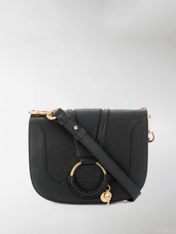 See By Chloé Hana Medium Goatskin Leather Crossbody Bag In Black | ModeSens